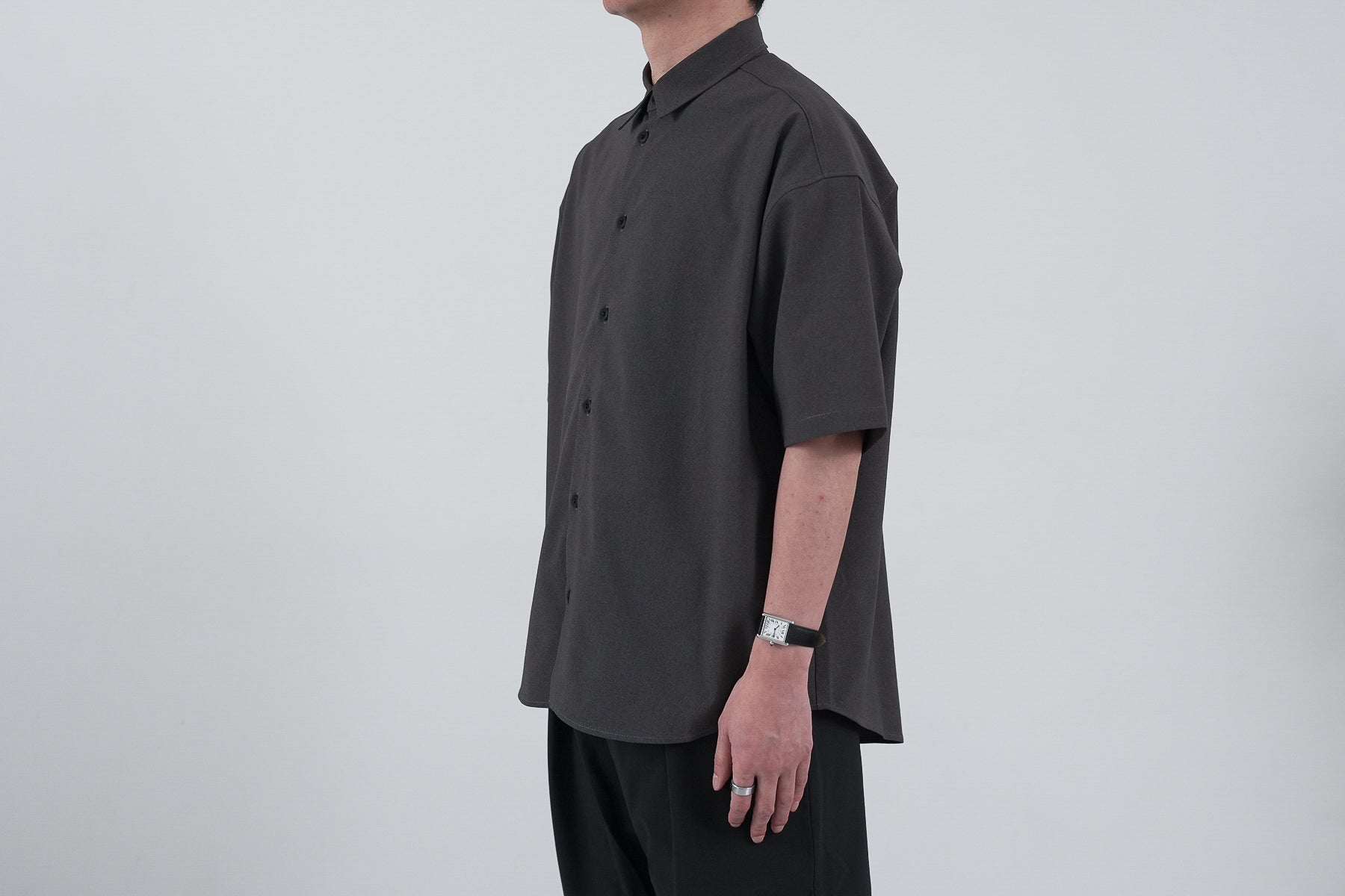 予約】Minimalist OS Shirt SS / Gray【9月入荷予定】