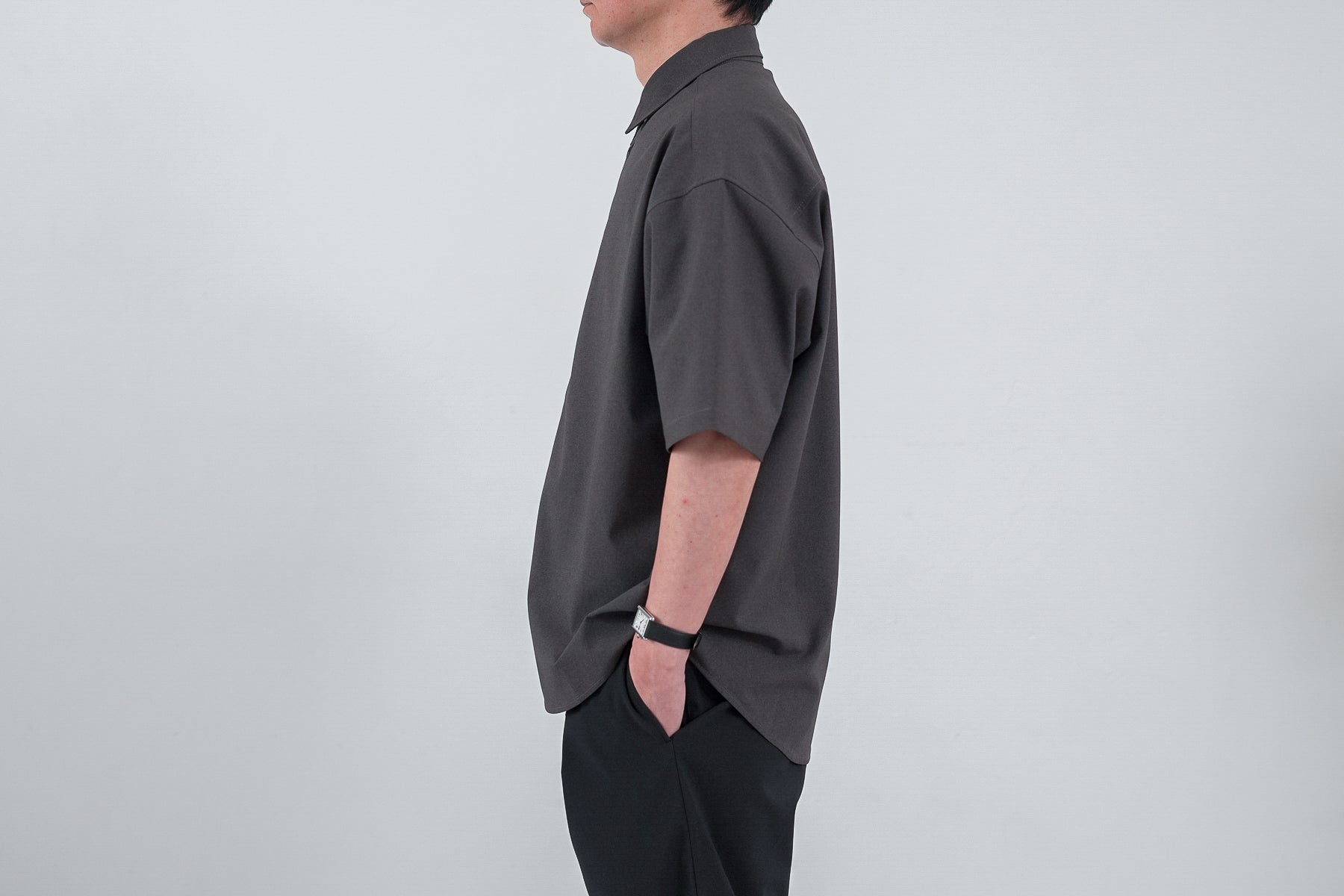 【予約】Minimalist OS Shirt SS / Gray【9月入荷予定】