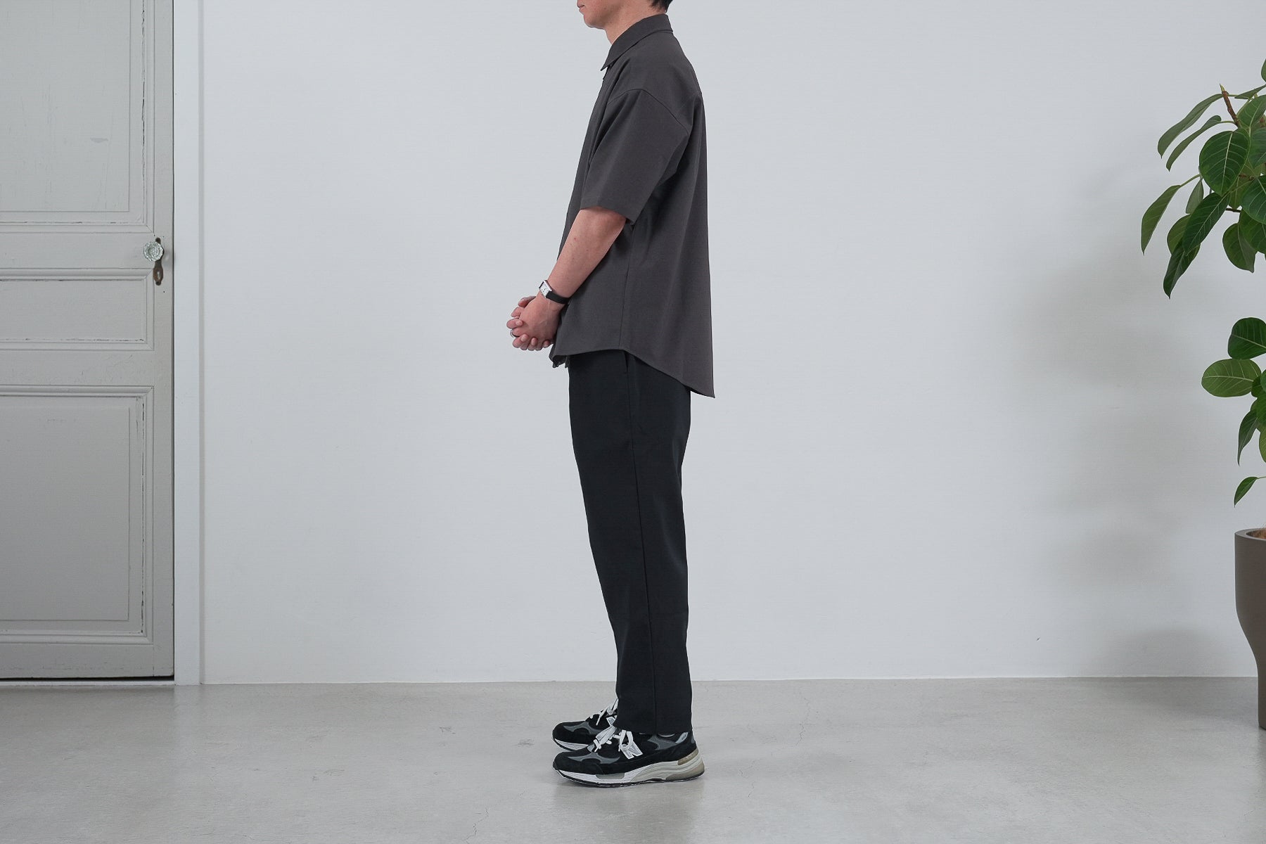 【予約】Minimalist OS Shirt SS / Gray【9月入荷予定】