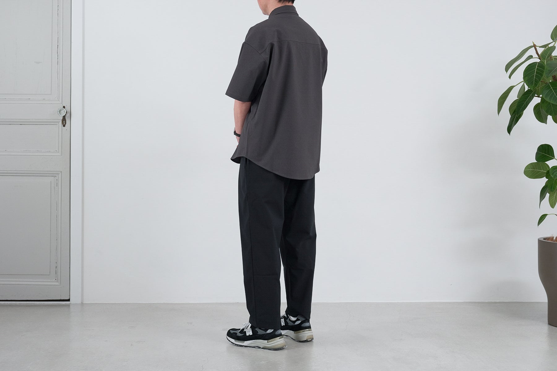 【予約】Minimalist OS Shirt SS / Gray【9月入荷予定】