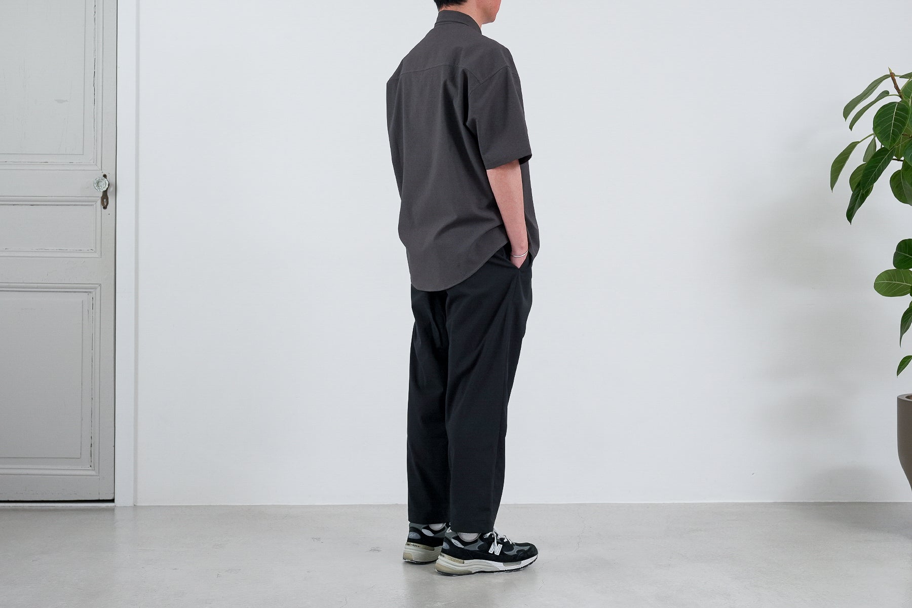 【予約】Minimalist OS Shirt SS / Gray【9月入荷予定】