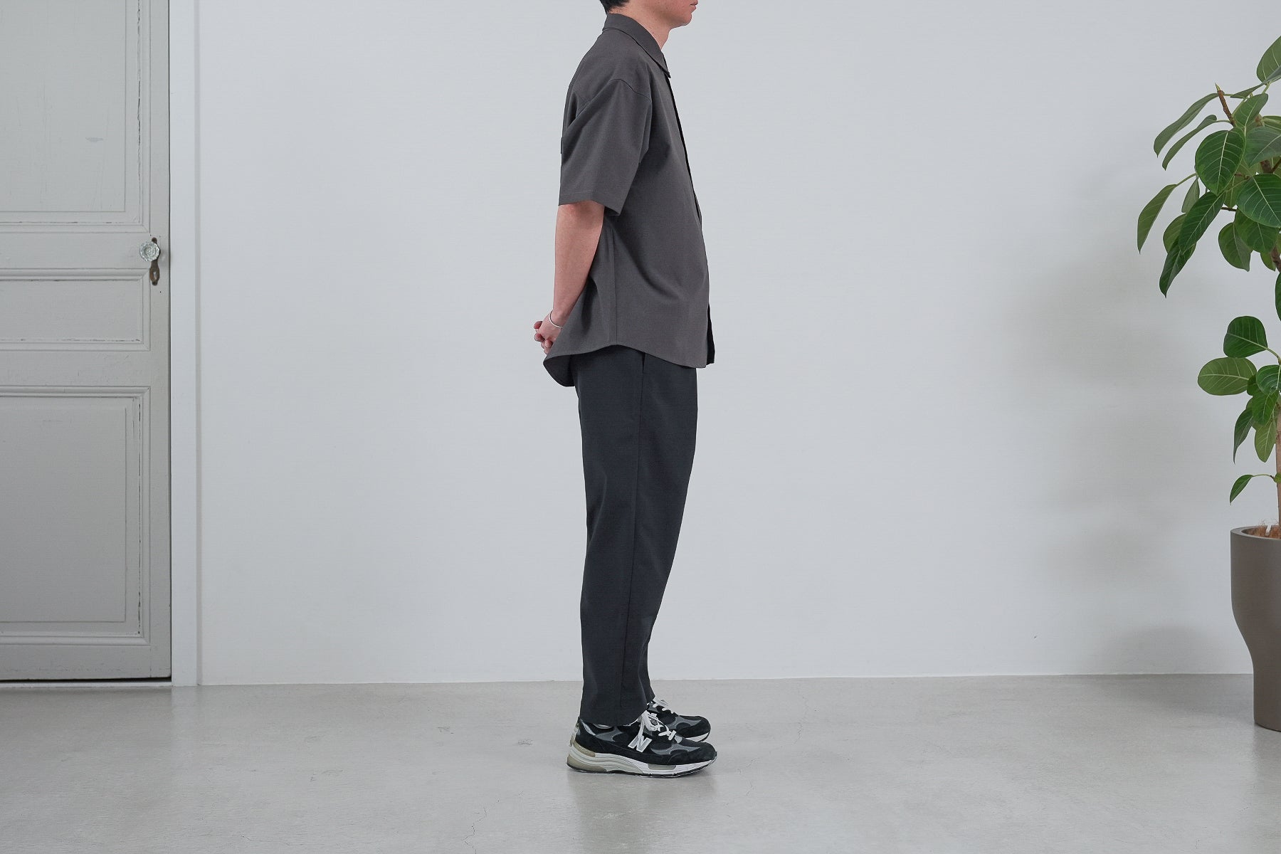 【予約】Minimalist OS Shirt SS / Gray【9月入荷予定】
