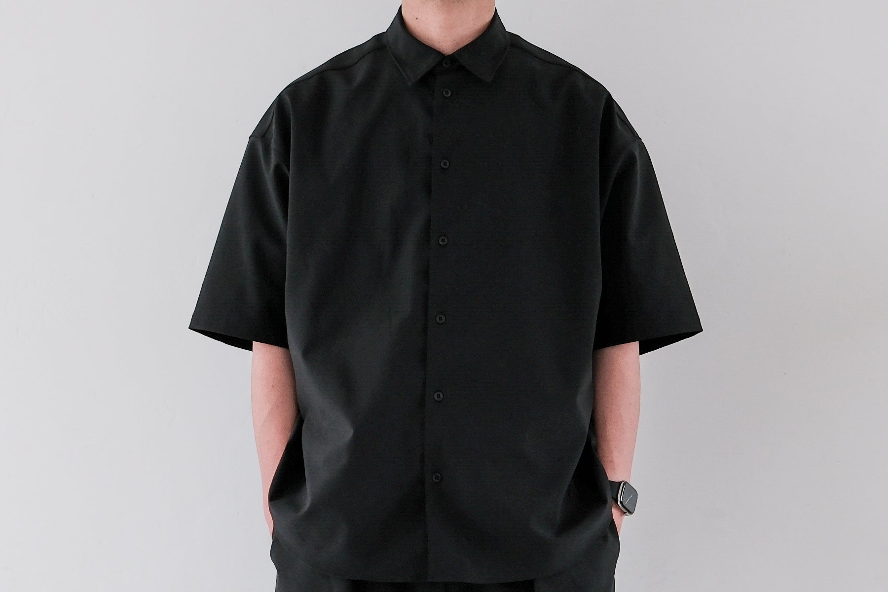 【予約】Oversize Shirt SS / Black【7月入荷予定】