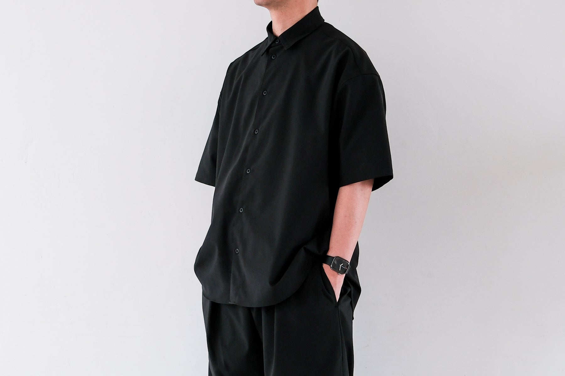 【予約】Oversize Shirt SS / Black【7月入荷予定】