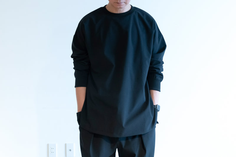 Minimalist Shirt LS (Relax) / Black【10月入荷予定】