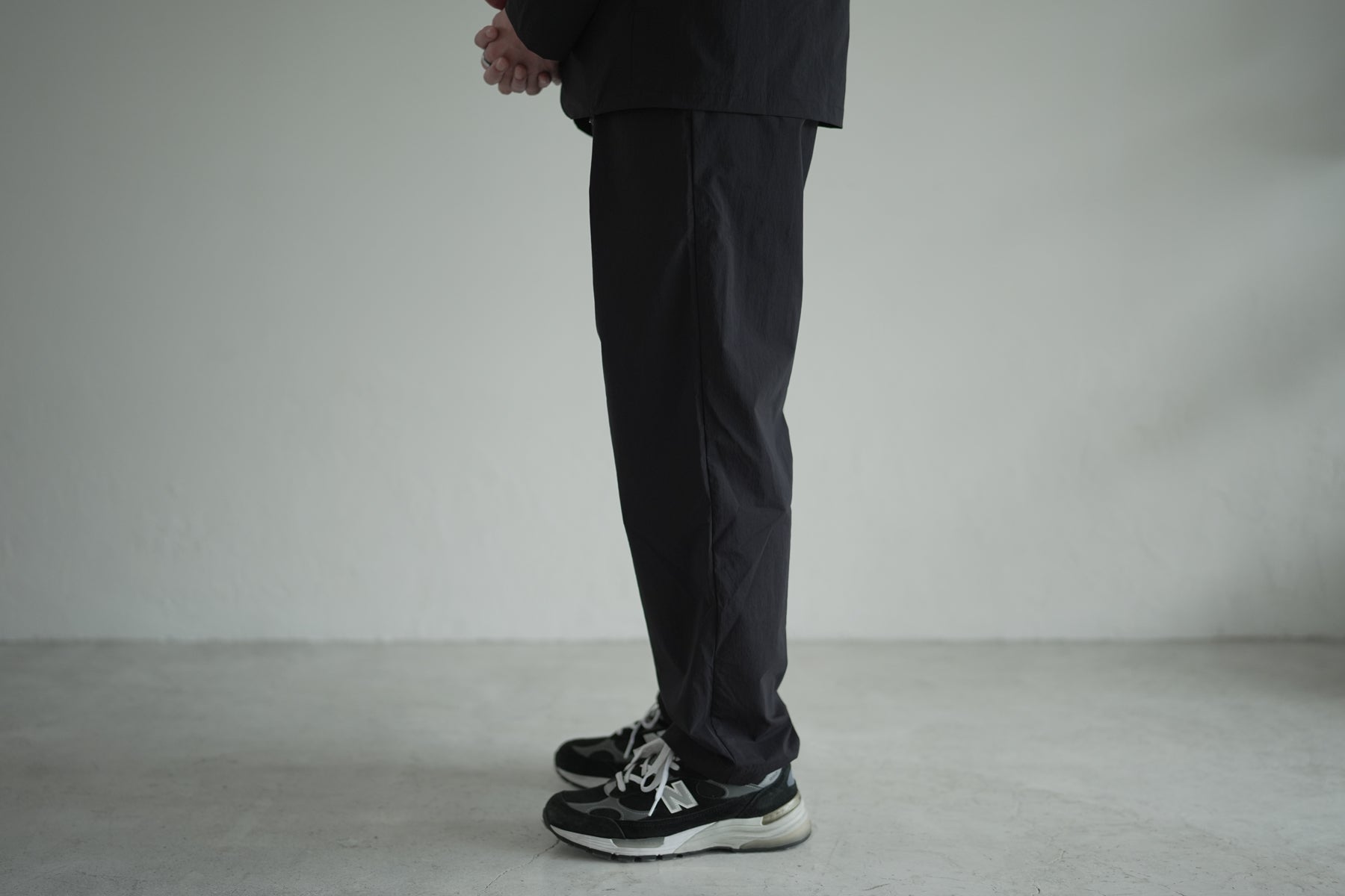 【予約】TRANSIT Easy Pants (Relax) / Black【9月入荷予定】