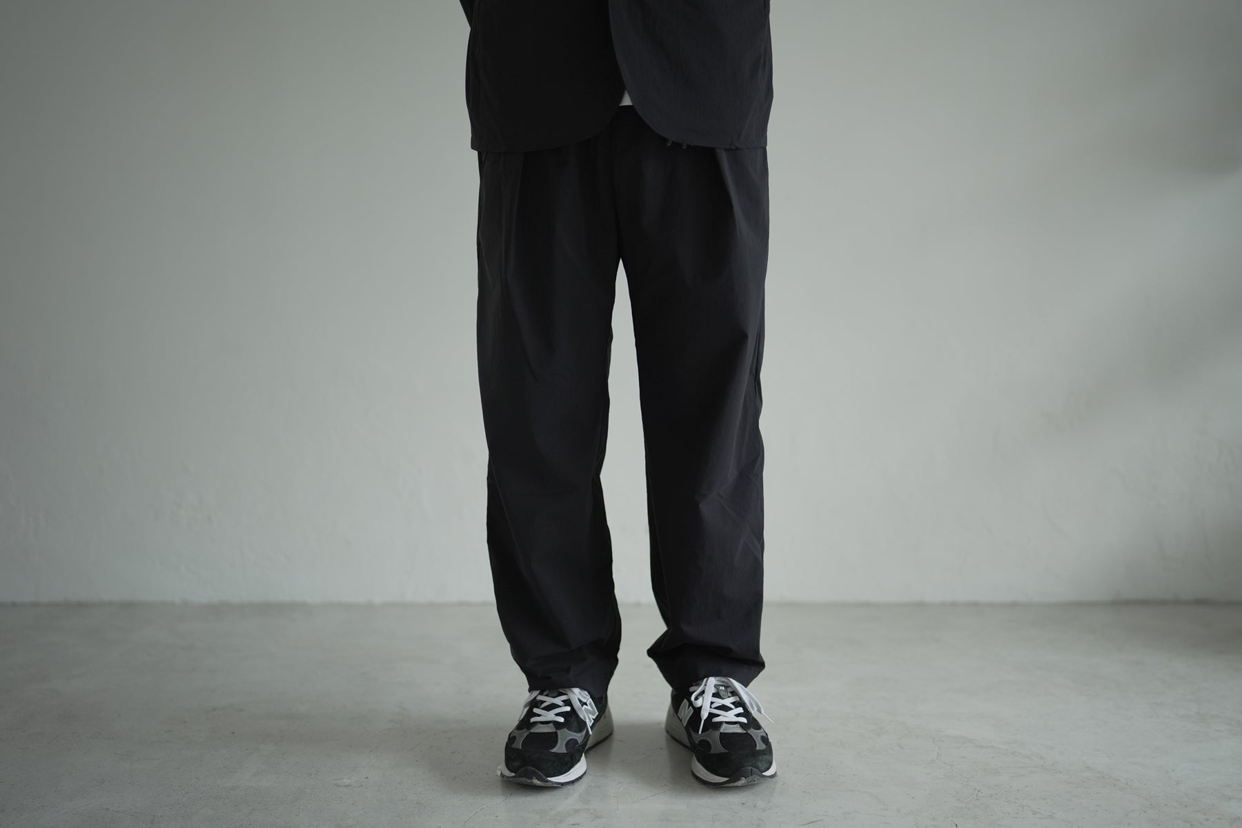 【予約】TRANSIT Easy Pants (Relax) / Black【9月入荷予定】