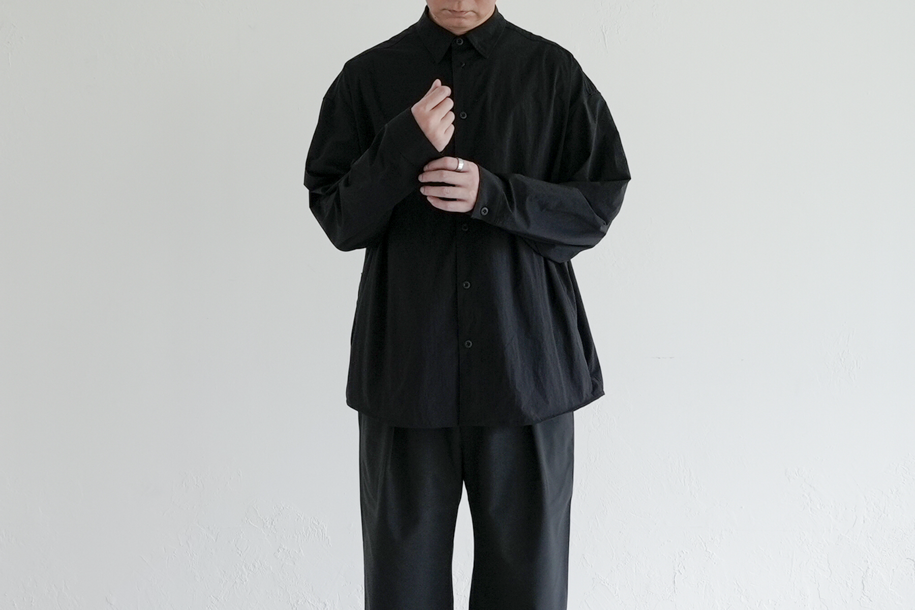 【予約】TRANSIT Shirt / Black【11月入荷予定】