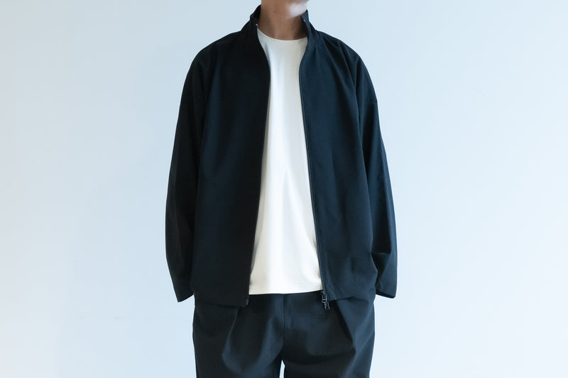 Minimalist Zip Jacket / Black【10月入荷予定】