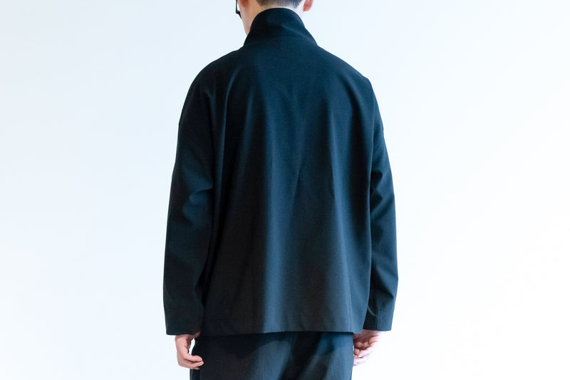 Minimalist Zip Jacket / Black【10月入荷予定】