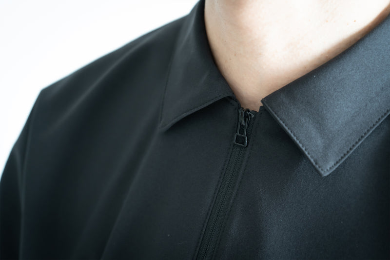 Minimalist Polo Shirt / Black