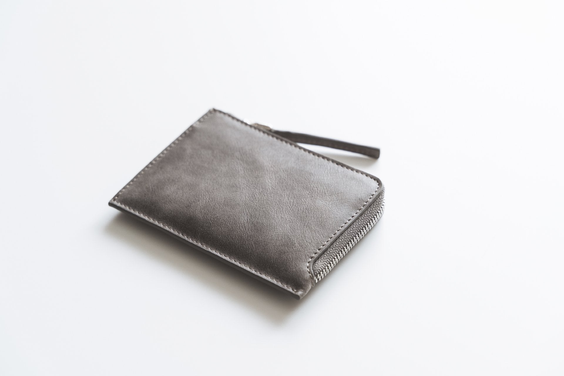 Slim Zip Wallet / Gray