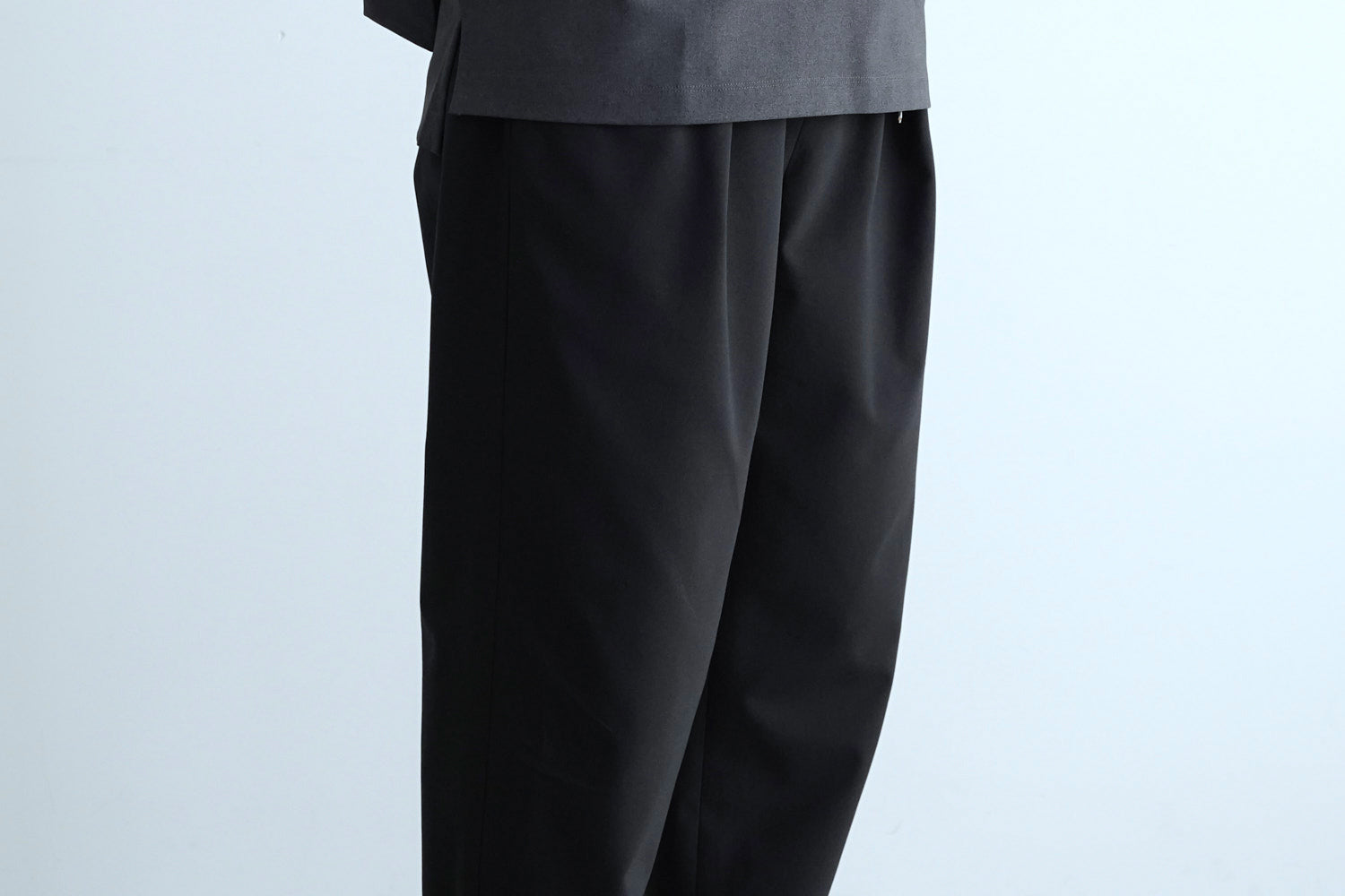 Minimalist Easy Pants (Relax)  / Black